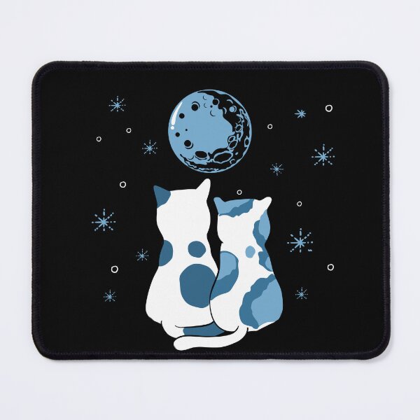 Item preview, Two cats look at the moon designed and sold by randrdesign.