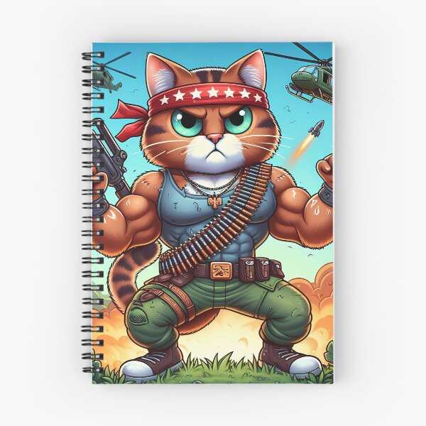 Item preview, gato rambo designed and sold by mariacatsfan.