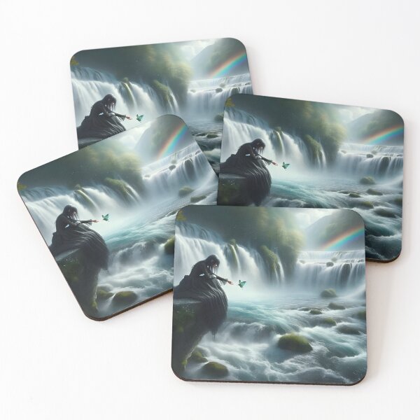 Item preview, Hope at the waterfall designed and sold by SanguineLuna.