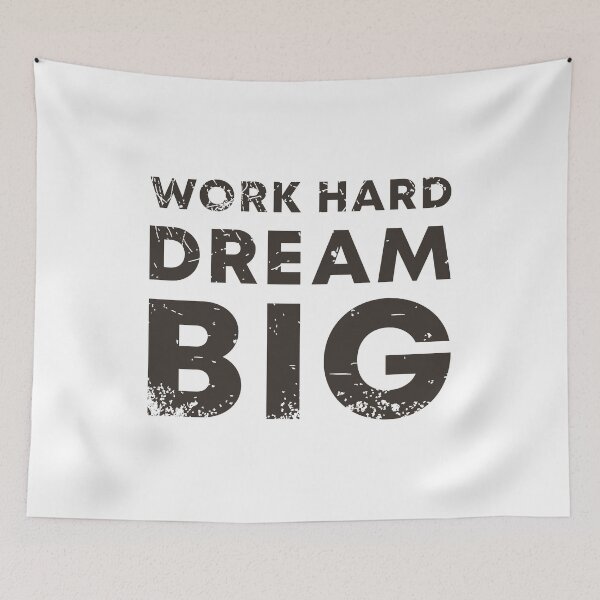 Item preview, Work Hard, Dream Big designed and sold by BajanTees.