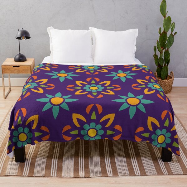 Item preview, Colorful Retro Floral Pattern designed and sold by tonymagnerart.