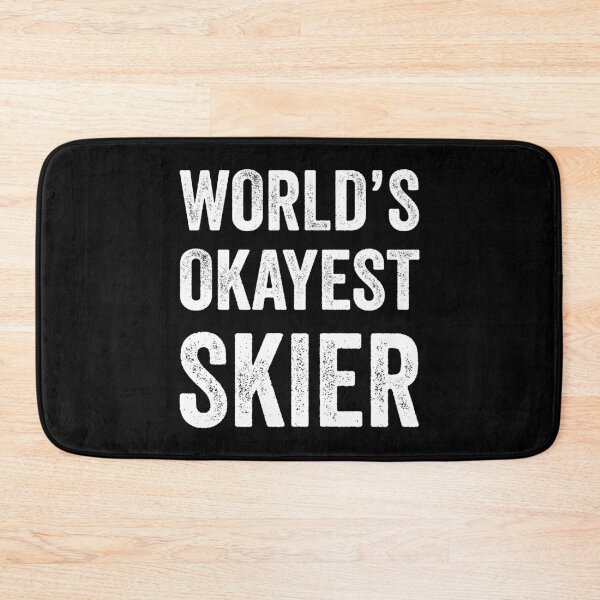 Item preview, World's Okayest Skier Funny Skiing designed and sold by Gravy-tee07.