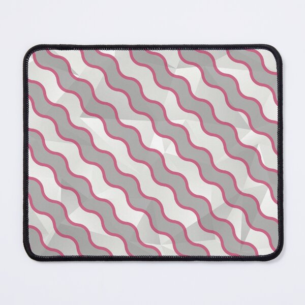 Item preview, Red and Grey Wave Design - Colorful Abstract Pattern designed and sold by HausKatz.