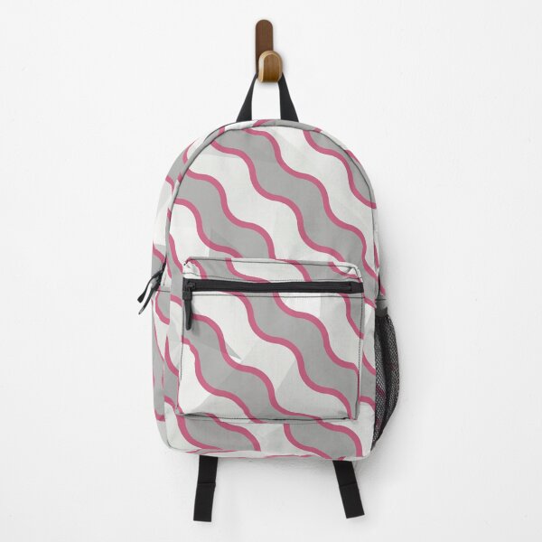 Item preview, Red and Grey Wave Design - Colorful Abstract Pattern designed and sold by HausKatz.