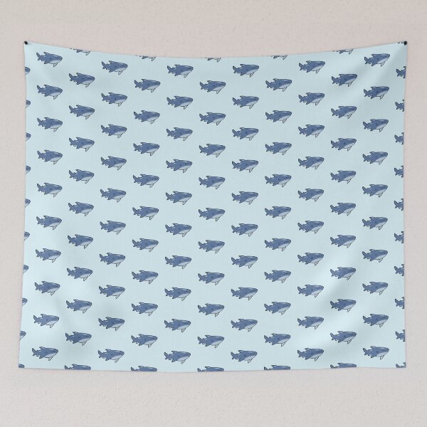 Item preview, Happy shark illustration  designed and sold by Mayarart.