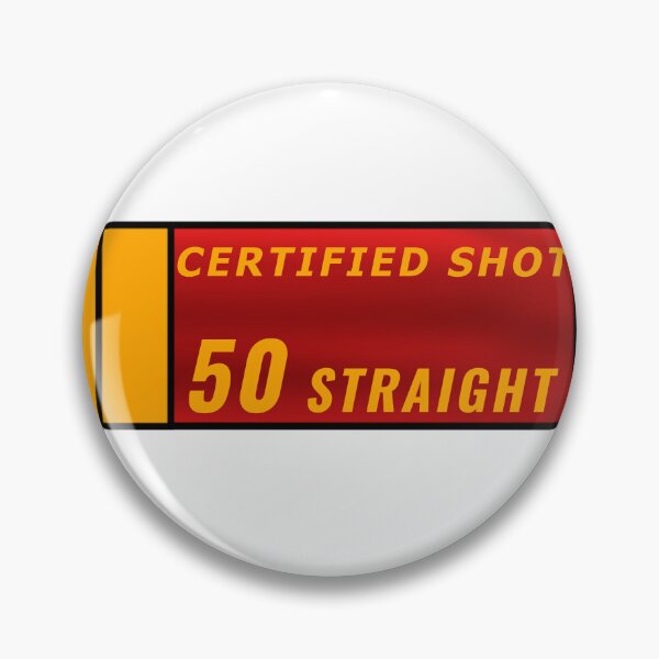 Item preview, Certified Shot 50 Straight designed and sold by Everything Print T's.