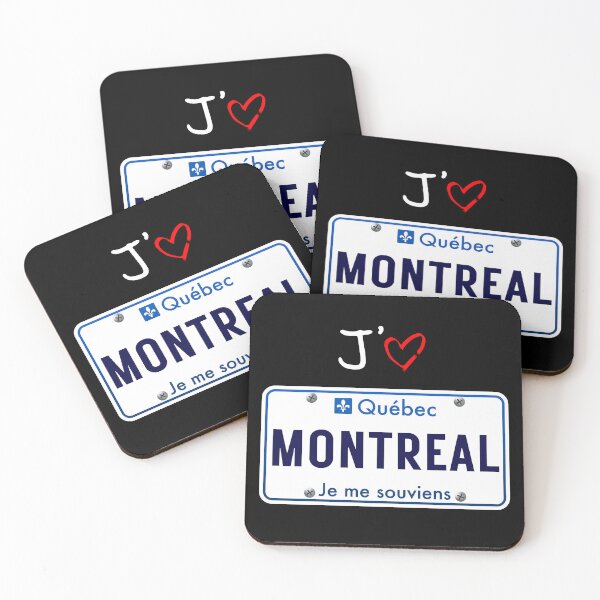 Item preview, J'aime I Love Montreal Quebec Car License Plate designed and sold by Quebec-Shop.