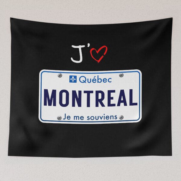 Item preview, J'aime I Love Montreal Quebec Car License Plate designed and sold by Quebec-Shop.