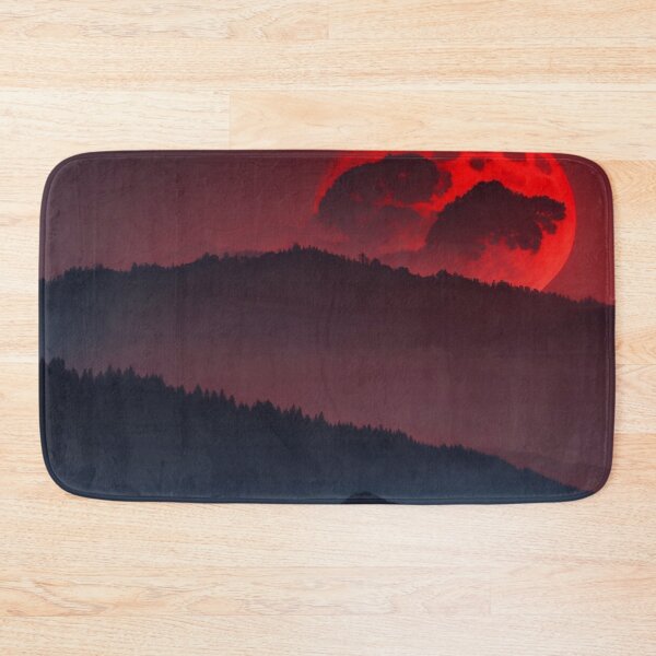 Item preview, Mysterious illumination of the red moon landscape designed and sold by M-Y-A-R-T-.