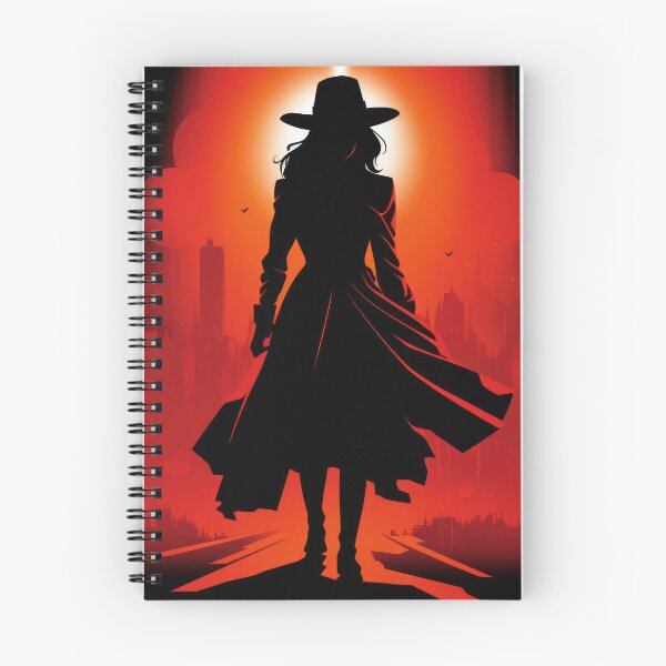 Item preview, Carmen Sandiego Silhouette - Retro 90s Detective Adventure Art designed and sold by ThatsTheStyle.