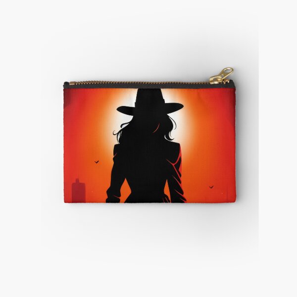 Item preview, Carmen Sandiego Silhouette - Retro 90s Detective Adventure Art designed and sold by ThatsTheStyle.