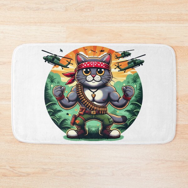 Item preview, Rambo cat designed and sold by mariacatsfan.