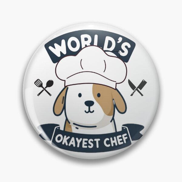 Item preview, World's Okayest Chef, Dog Chef designed and sold by Chaput Store.