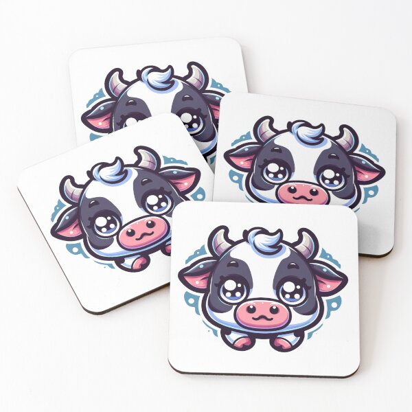 Item preview, Cow - Cheerful Buddies Collection designed and sold by PixeLoomshop.