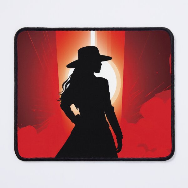 Item preview, Carmen Sandiego Spotlight - Iconic Silhouette Against Urban Skyline designed and sold by ThatsTheStyle.