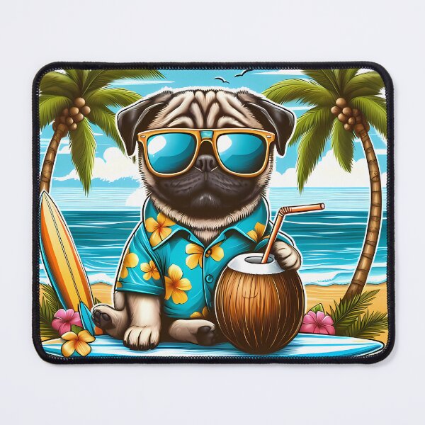 Item preview, Cool Dogzz: a cool pug with sunglasses designed and sold by CreativeSparkzz.