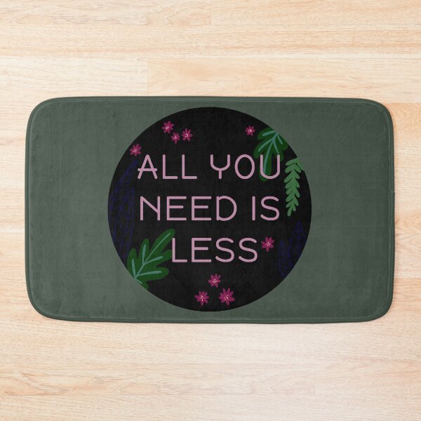 Item preview, All you need is less. Minimalistic quotes designed and sold by La Loca.