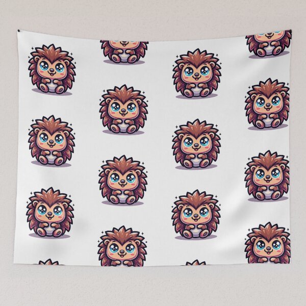 Item preview, Hedgehog - Cheerful Buddies Collection designed and sold by PixeLoomshop.