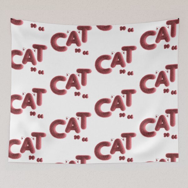Item preview, Word Cat with ears and pink color | In English designed and sold by brynatshop.