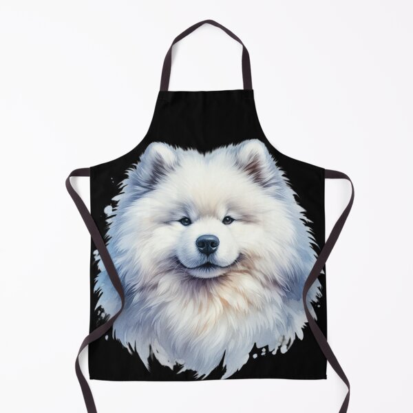 Item preview, colorful samoyed dog designed and sold by Animalia-.
