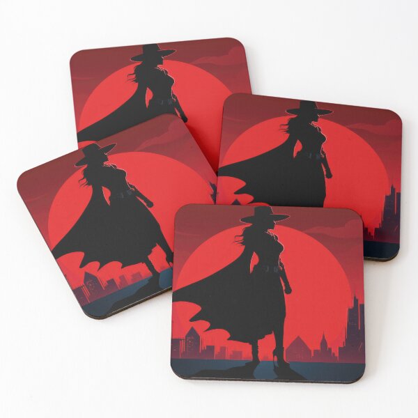 Item preview, Carmen Sandiego Against the Red Moon - Iconic Silhouette Art designed and sold by ThatsTheStyle.
