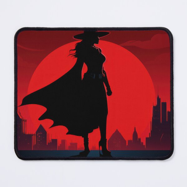 Item preview, Carmen Sandiego Against the Red Moon - Iconic Silhouette Art designed and sold by ThatsTheStyle.