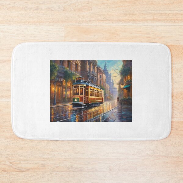 Item preview, The tram rushes down the street designed and sold by KilianSzmid.