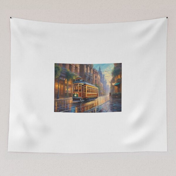 Item preview, The tram rushes down the street designed and sold by KilianSzmid.