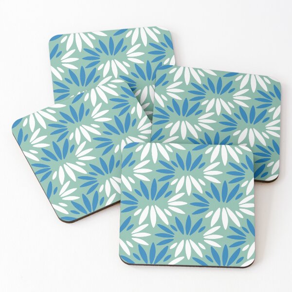 Item preview, Blue flowers designed and sold by ChallaDesign.