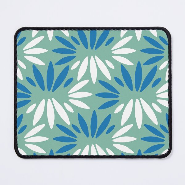 Aperçu de l'œuvre Fleurs bleues créée et vendue par ChallaDesign.