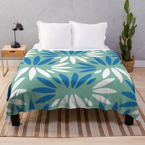 Item preview, Blue flowers designed and sold by ChallaDesign.
