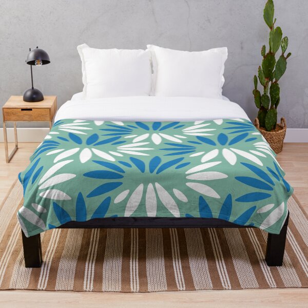 Artikelvorschau, Blaue Blüten entworfen und verkauft von ChallaDesign.