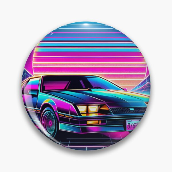 Item preview, Coche deportivo Synthwave de los 80 designed and sold by Zestpond.