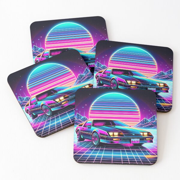Item preview, 80s Synthwave Sports Car designed and sold by Zestpond.