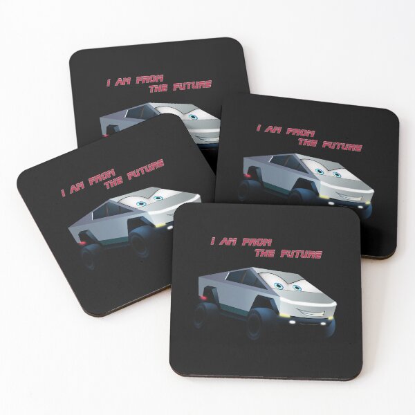 Item preview, Tesla Cybertruck Cartoon - Cars movie style - I am from the future designed and sold by Fan Art Station .