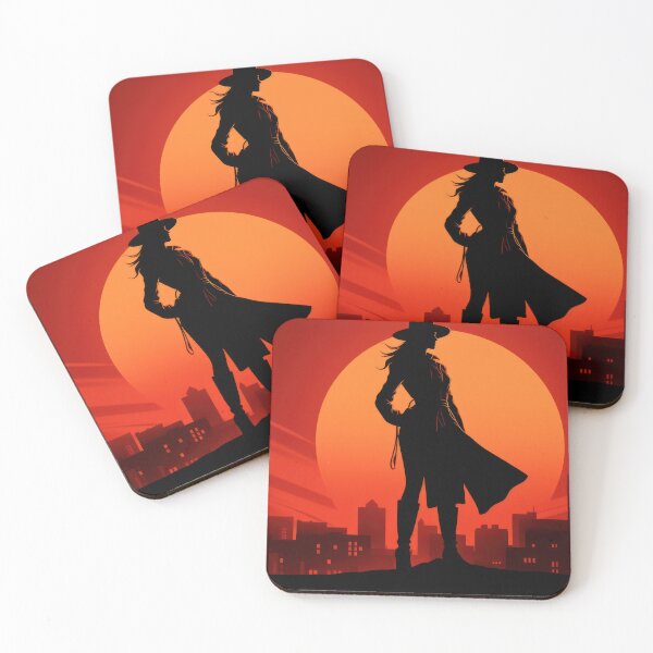 Item preview, Carmen Sandiego City Sunset - Elegant Silhouette with Urban Horizon designed and sold by ThatsTheStyle.
