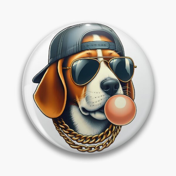 Item preview, Cool Dogzz: a cool beagle with sunglasses and a cappie designed and sold by CreativeSparkzz.