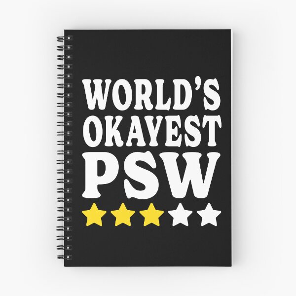 Item preview, World's Okayest PSW - funny T-shirt for Personal support Worker designed and sold by TaraGbear.