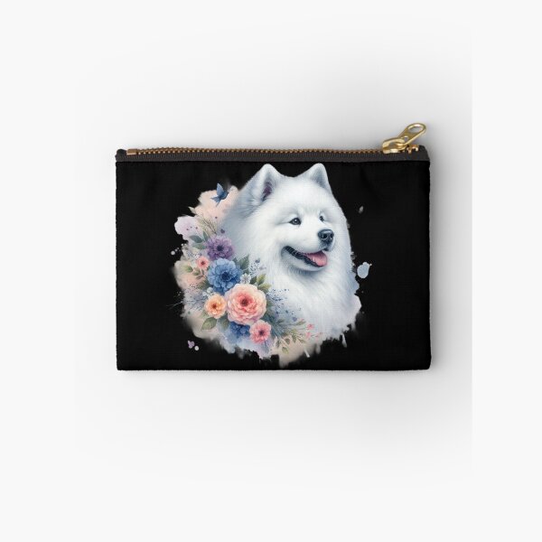 Item preview, colorful samoyed dog designed and sold by Animalia-.