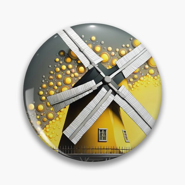 Item preview, Windmill - Yellow Paint Splash Art designed and sold by Bright-Moonrise.