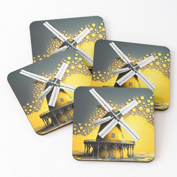 Item preview, Windmill - Yellow Paint Splash Art designed and sold by Bright-Moonrise.