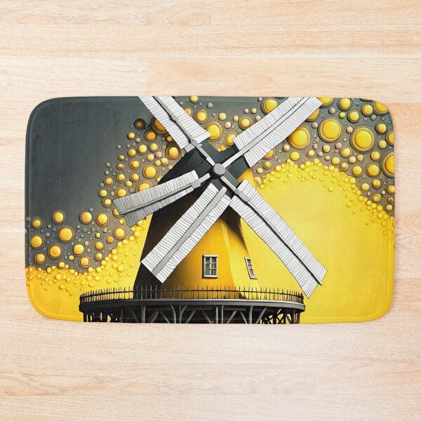 Item preview, Windmill - Yellow Paint Splash Art designed and sold by Bright-Moonrise.