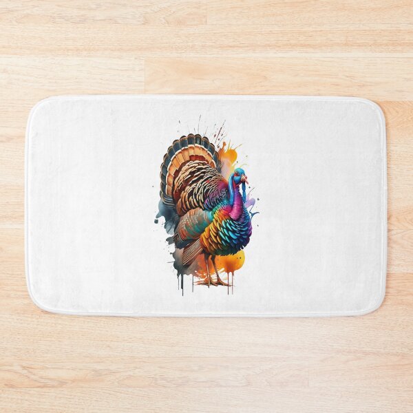 Item preview, Majestic Wild Turkey Watercolor Painting designed and sold by StefanSchmitArt.