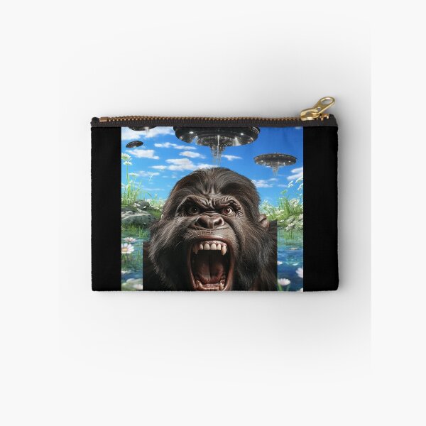 Item preview, Gorilla Selfie with UFOs designed and sold by Master-Print.