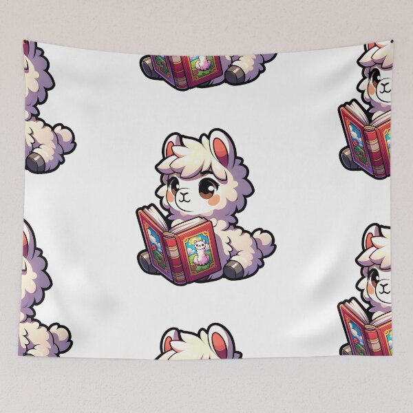 Item preview, Librarian Llama designed and sold by Truck Stop One.
