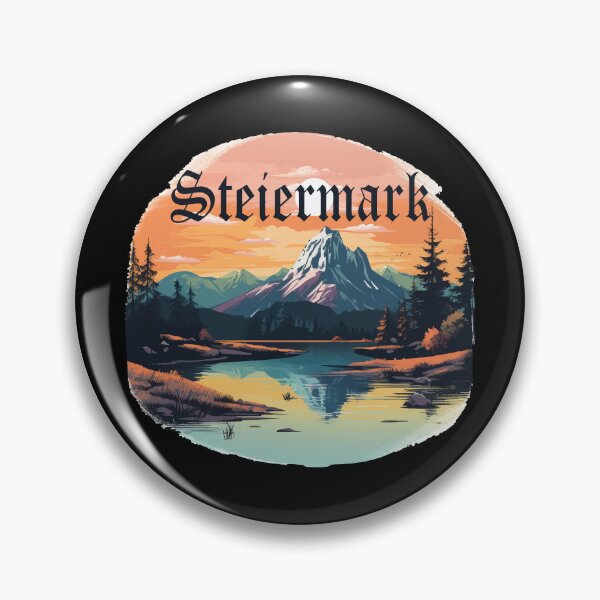 Item preview, Styria with mountains & landscape, gift Styria designed and sold by Andrea-Design.