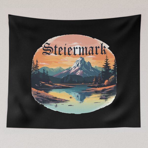 Item preview, Styria with mountains & landscape, gift Styria designed and sold by Andrea-Design.