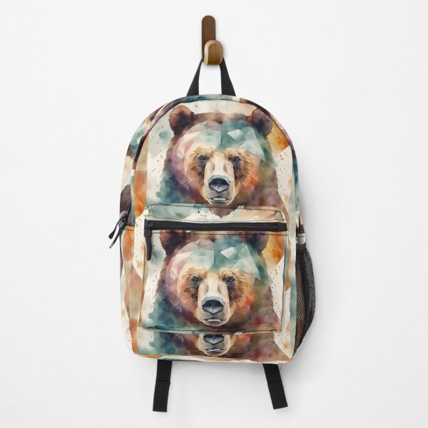 Item preview, Bear head in watercolor graphics designed and sold by kreativeadern.