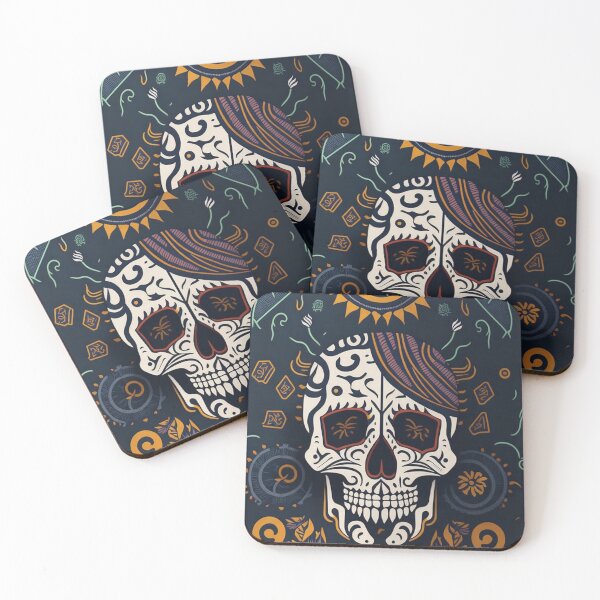 Item preview, colorful skull  designed and sold by MahmodArt.