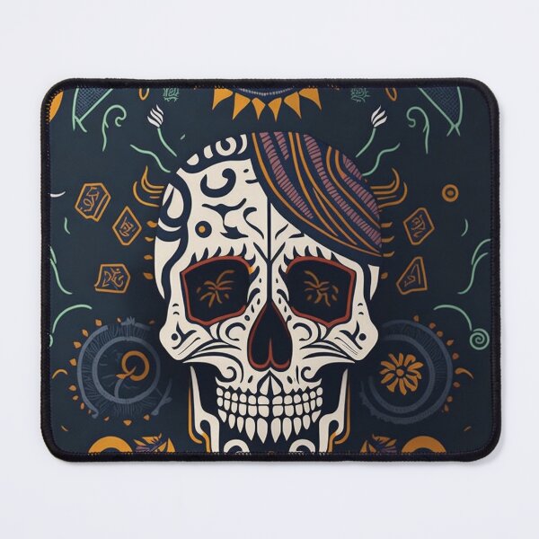 Item preview, colorful skull designed and sold by MahmodArt.